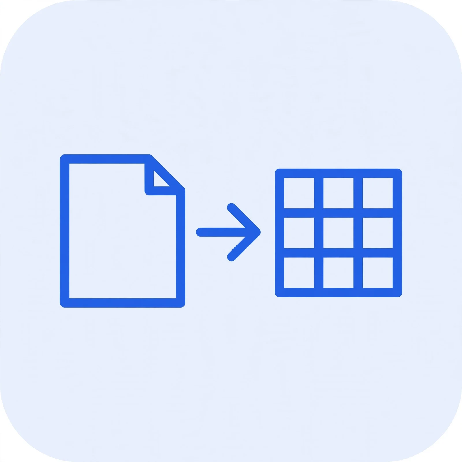 PDF to Excel